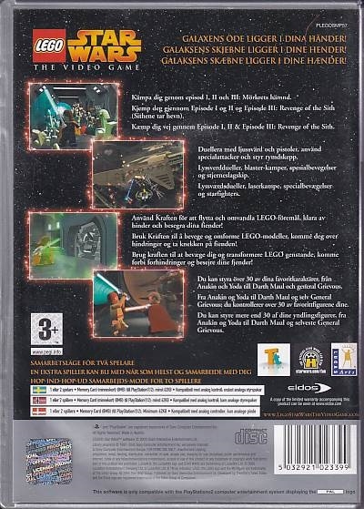 Lego Star Wars The Video Game - PS2 - Platinum (B Grade) (Genbrug)